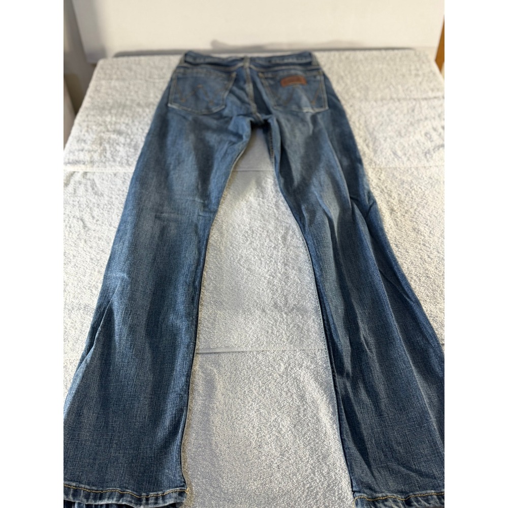 Wrangler Retro Slim Boot Jeans Medium Wash Denim Pants Womens 29x34 - Picture 11 of 13